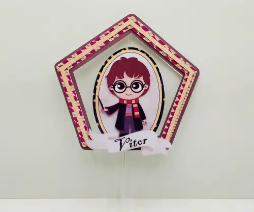 Arquivo de corte topo de bolo harry Potter