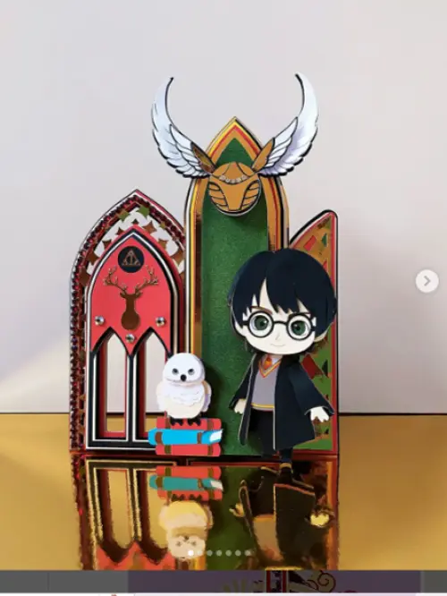 Arquivo de corte topo de bolo harry Potter