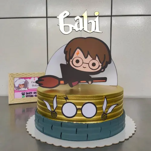 Arquivo de corte topo de bolo harry Potter