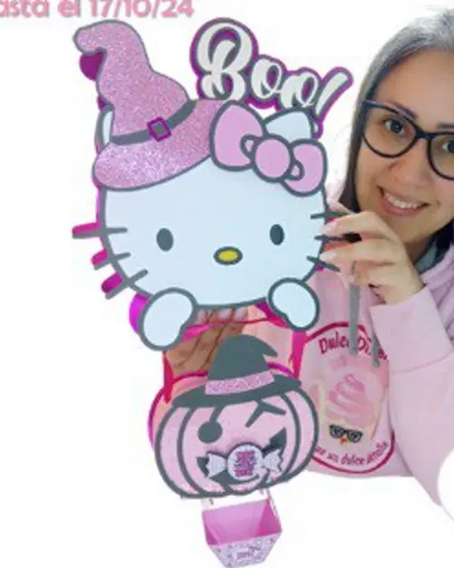Arquivo de corte topo de bolo Hello Kitty