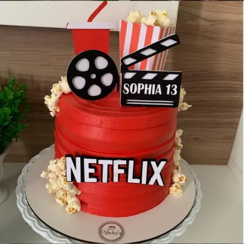 Arquivo de corte topo de bolo Netflix
