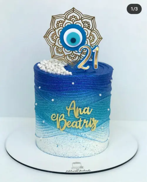 Arquivo de corte topo de bolo Olho Grego