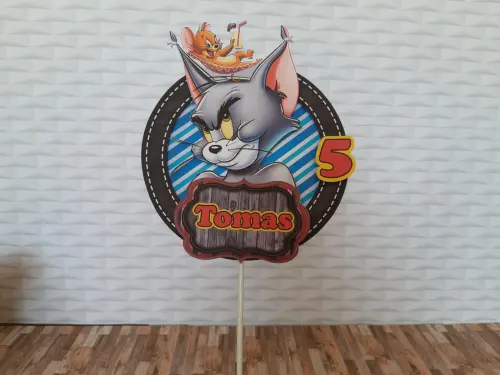 Arquivo de corte topo de bolo Tom e Jerry