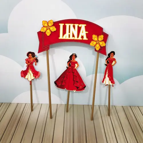 Arquivo de corte topo de bolo Elena Of Avalor