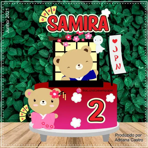 Arquivo de corte topo de bolo Japão