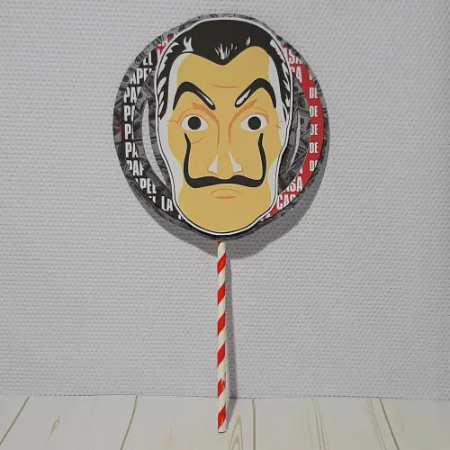 Arquivo de corte topo de bolo La casa de papel