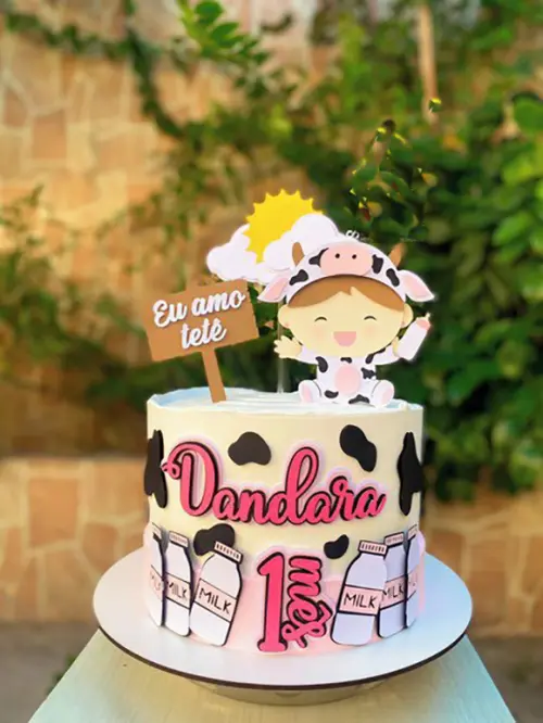 Arquivo de corte topo de bolo Eu amo Tete