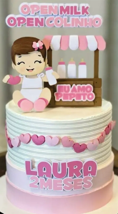 Arquivo de corte topo de bolo Eu amo Tete