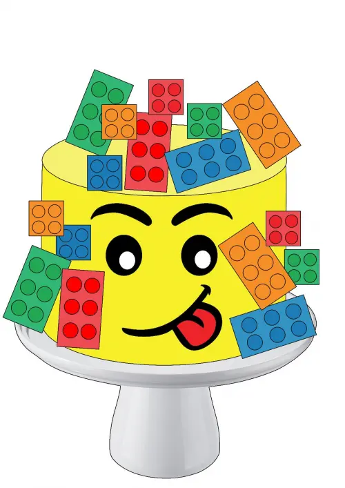 Arquivo de corte topo de bolo lego