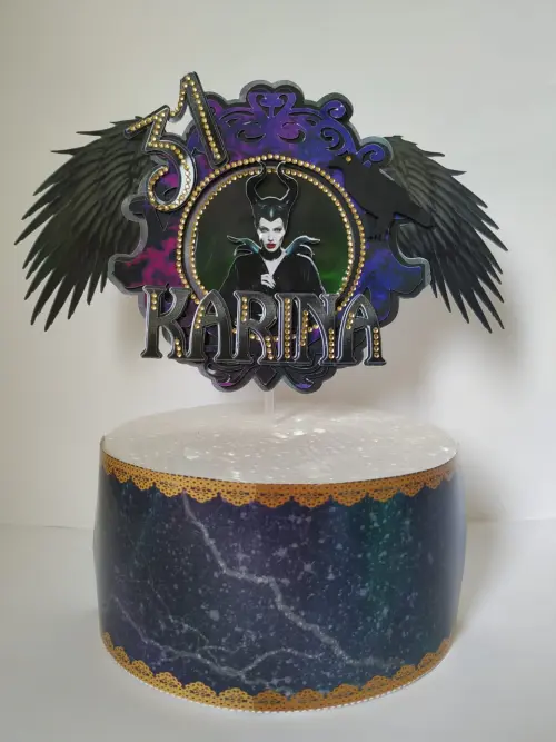 Arquivo de corte topo de bolo Malévola