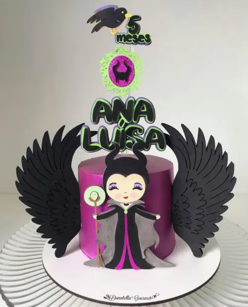 Arquivo de corte topo de bolo Malévola