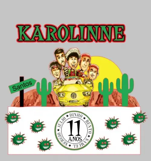 Arquivo de corte Topo de Bolo mamonas assassinas