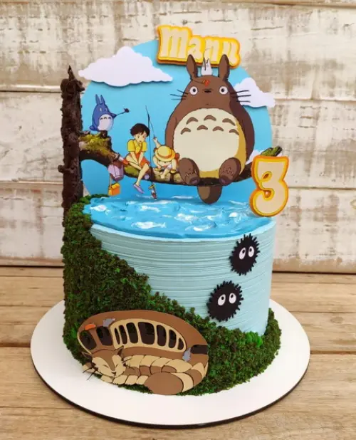 Arquivo de corte Topo de Bolo Meu amigo Totoro