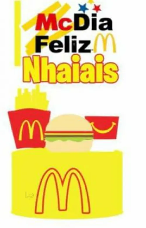 Arquivo de corte topo de bolo Mc Donalds