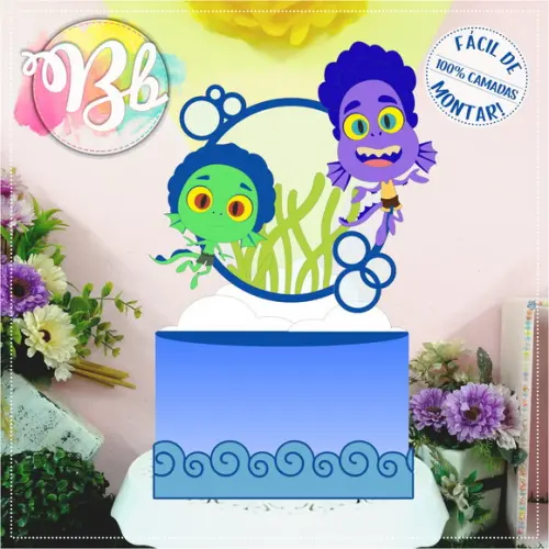 Arquivo de corte topo de bolo Luca