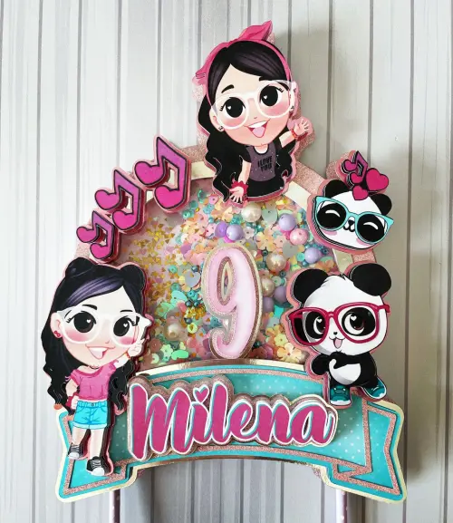 Arquivo de corte topo de bolo Luluca