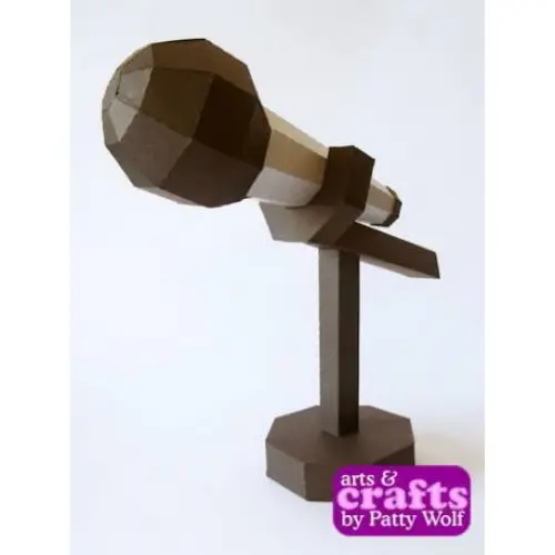 Arquivo de corte topo de bolo Microfone