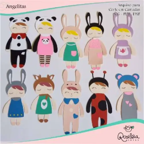 Arquivo de corte topo de bolo Metoo Doll