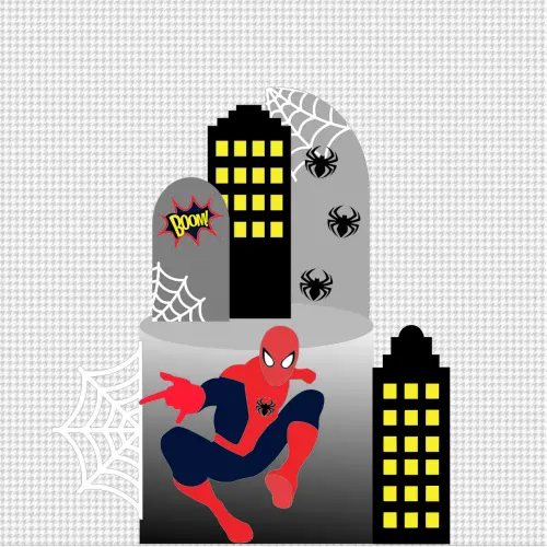 Arquivo de corte Topo de bolo Homem Aranha