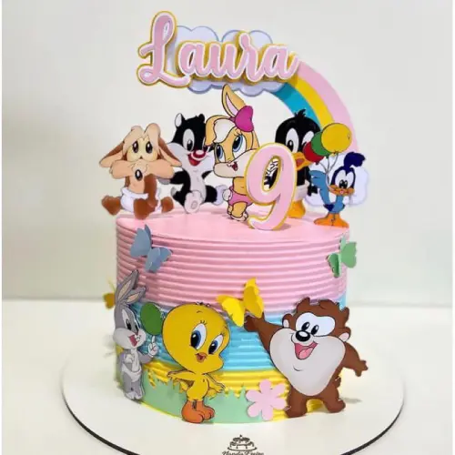 Arquivo de corte topo de bolo looney tunes