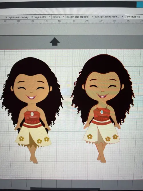 Arquivo de corte topo de bolo Moana