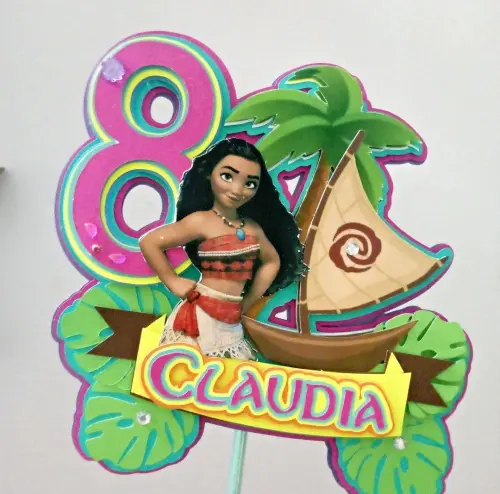 Arquivo de corte topo de bolo Moana