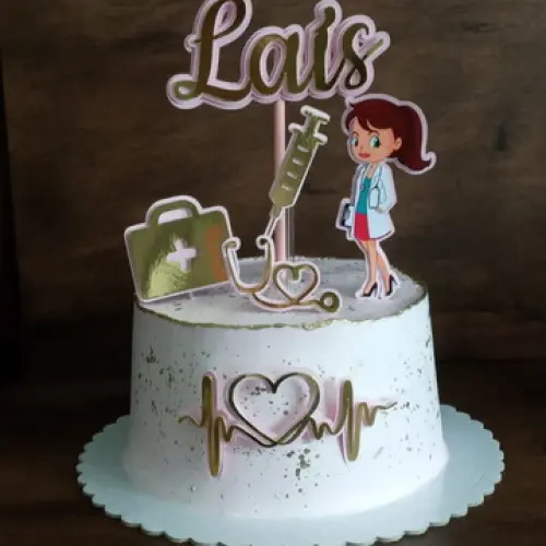 Arquivo de corte topo de bolo Medicina