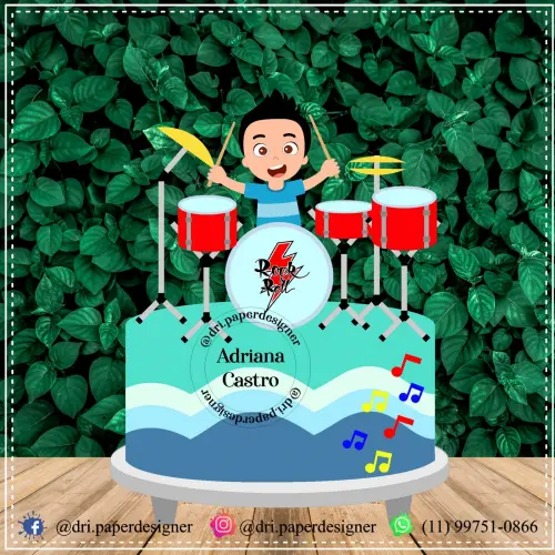 Arquivo de corte Topo de bolo Música