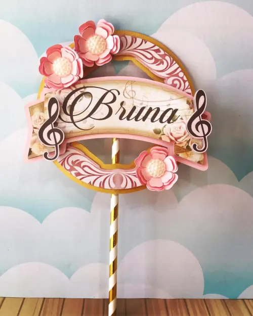 Arquivo de corte Topo de bolo Música