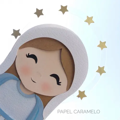 Arquivo de corte topo de bolo Nossa Senhora das Graças