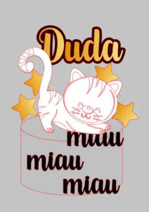 Arquivo de corte topo de bolo gatinho