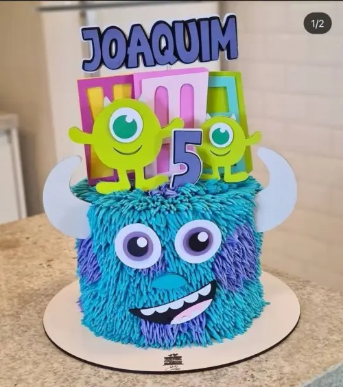 Arquivo de corte topo de bolo Monstros SA