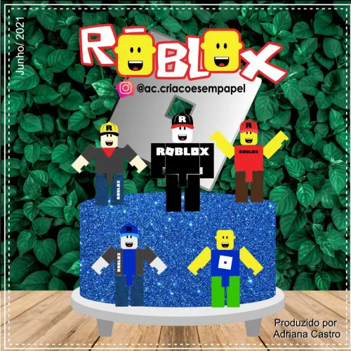 Arquivo de corte topo de bolo Roblox