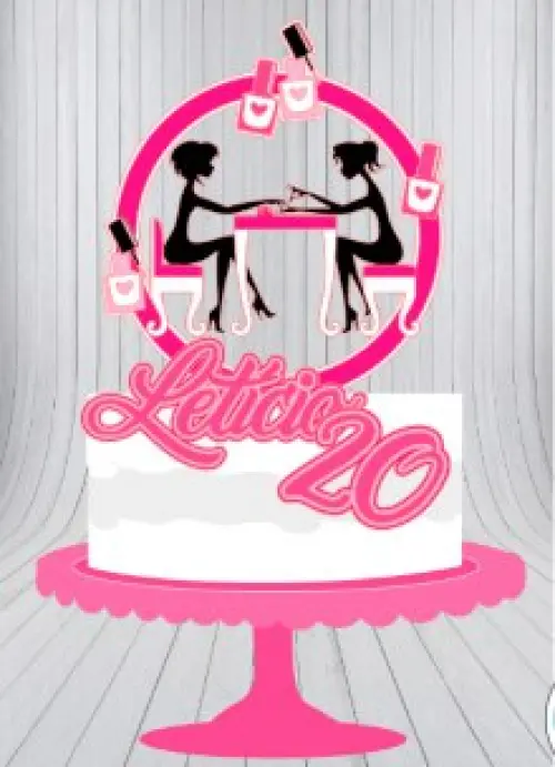 Arquivo de corte topo de bolo manicure