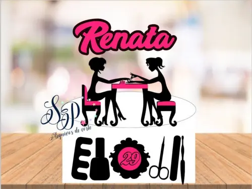 Arquivo de corte topo de bolo manicure