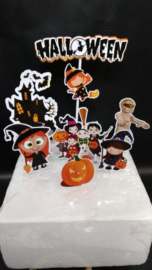 Arquivo de corte topo de bolo halloween