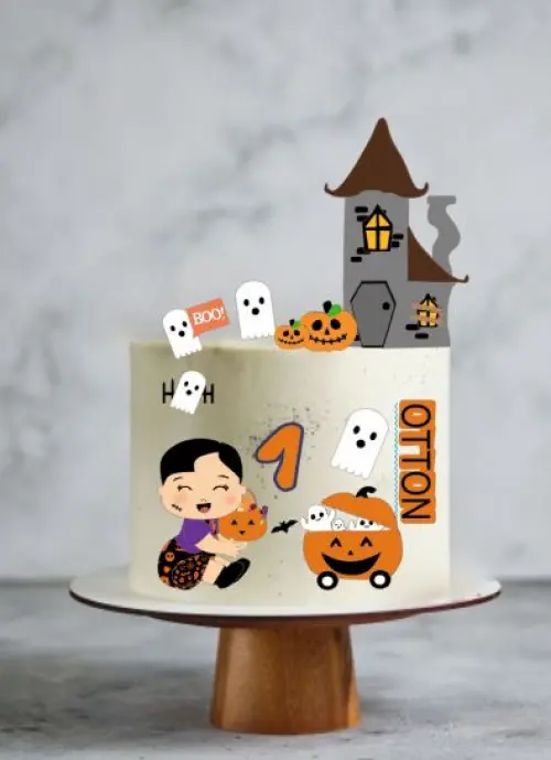 Arquivo de corte topo de bolo halloween