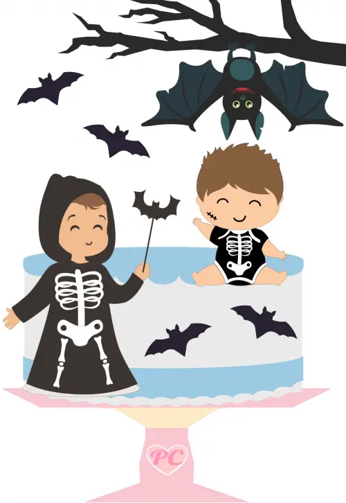 Arquivo de corte topo de bolo halloween