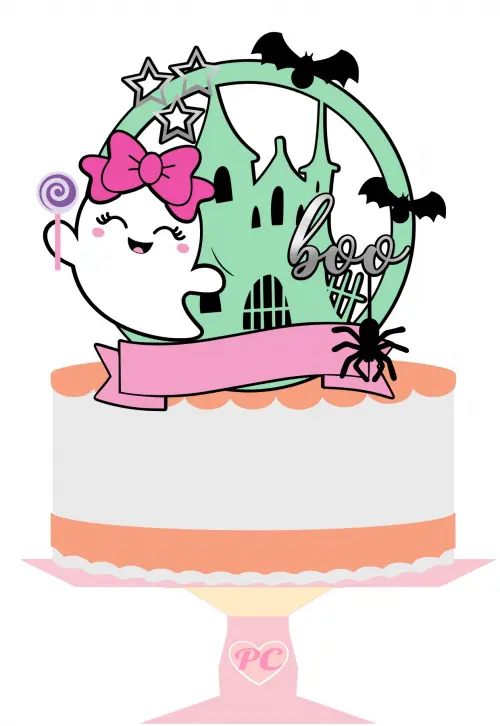 Arquivo de corte topo de bolo halloween