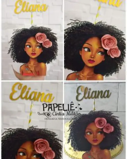 Arquivo de corte topo de bolo Mulher