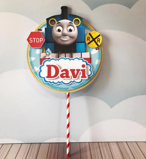 Arquivo de corte topo de bolo Thomas e seus amigos