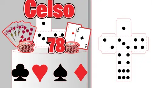 Arquivo de corte topo de bolo hora do Baralho