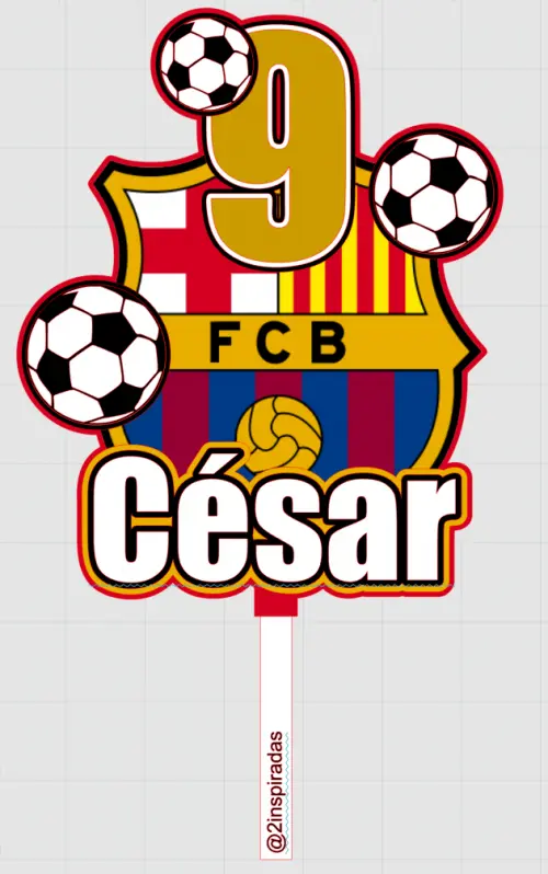 Arquivo de corte topo de bolo Futebol