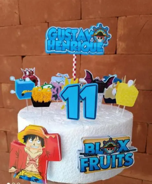 Arquivo de corte topo de bolo Blox Fruit