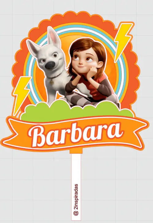 Arquivo de corte topo de bolo Bolt