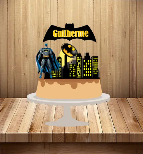 Arquivo de corte topo de bolo batman