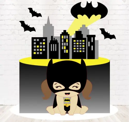 Arquivo de corte topo de bolo batman