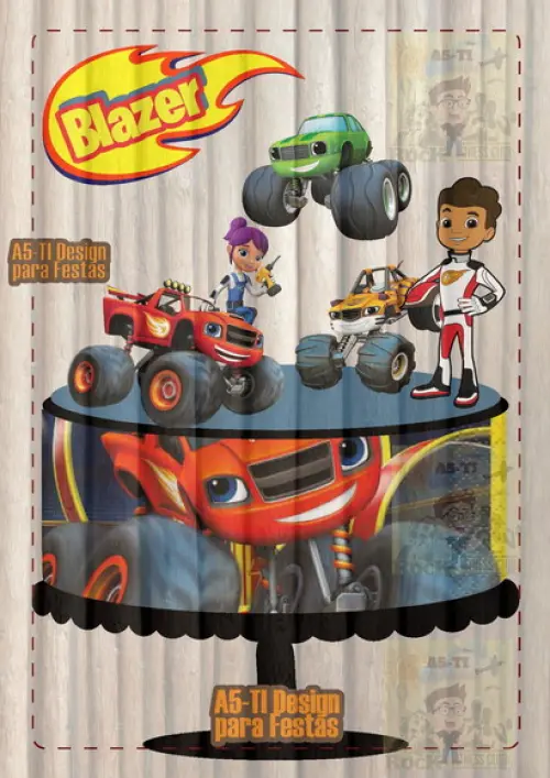 Arquivo de corte Topo de Bolo Blaze