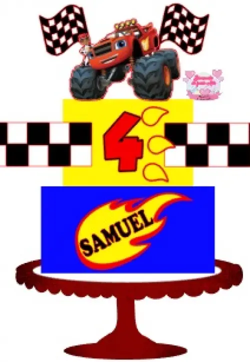 Arquivo de corte Topo de Bolo Blaze