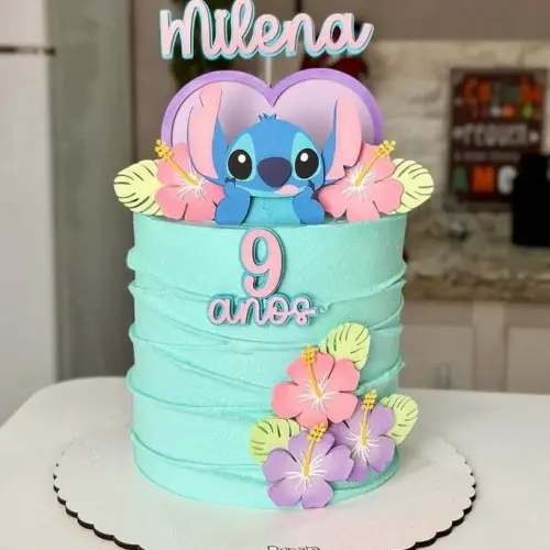 Arquivo de corte topo de bolo Stitch